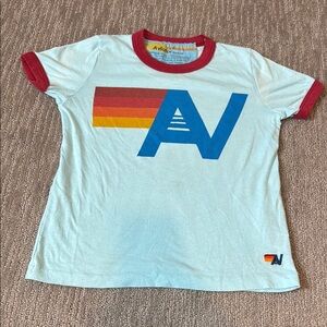 Aviator Nation Kids T-Shirt - Blue and Red